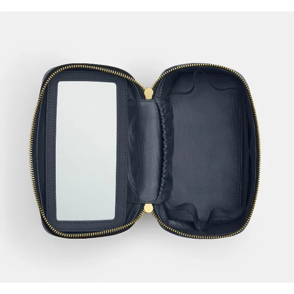 NEW Coach Cosmetic Case In Signature Denim NWT - Picture 2 of 4